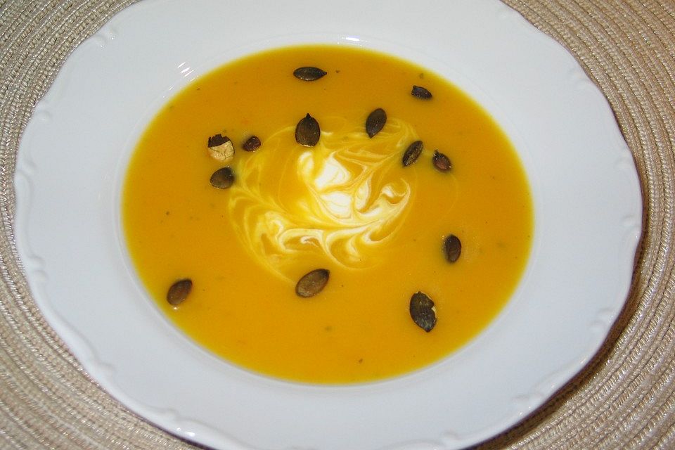 Exotische Kürbissuppe