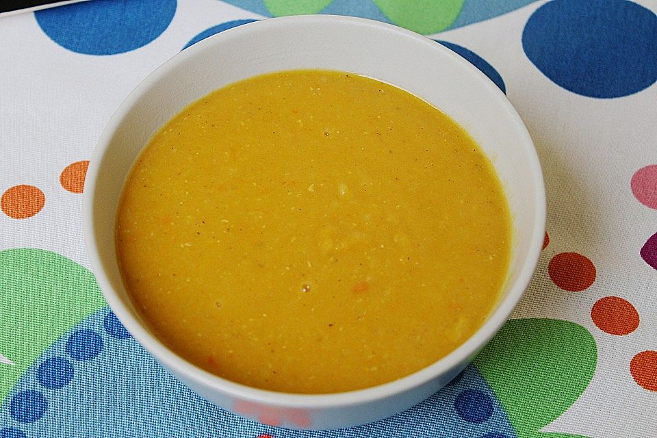 Kürbis - Linsen - Suppe