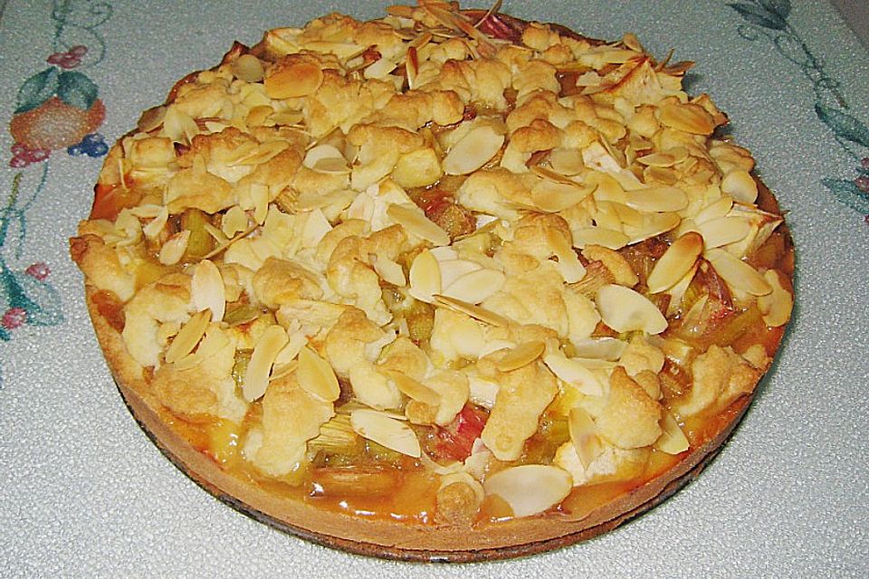 Rhabarber - Apfel Kuchen