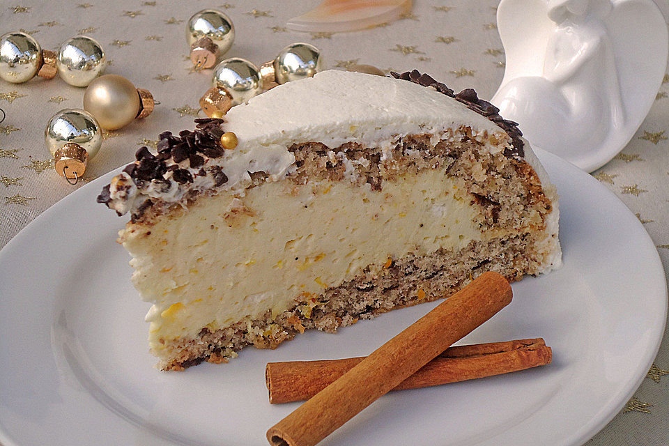 Orangen - Punsch - Torte