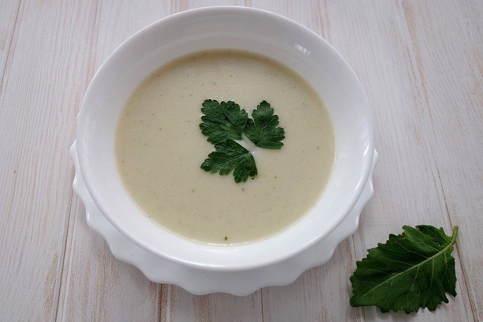 Kohlrabicremesuppe