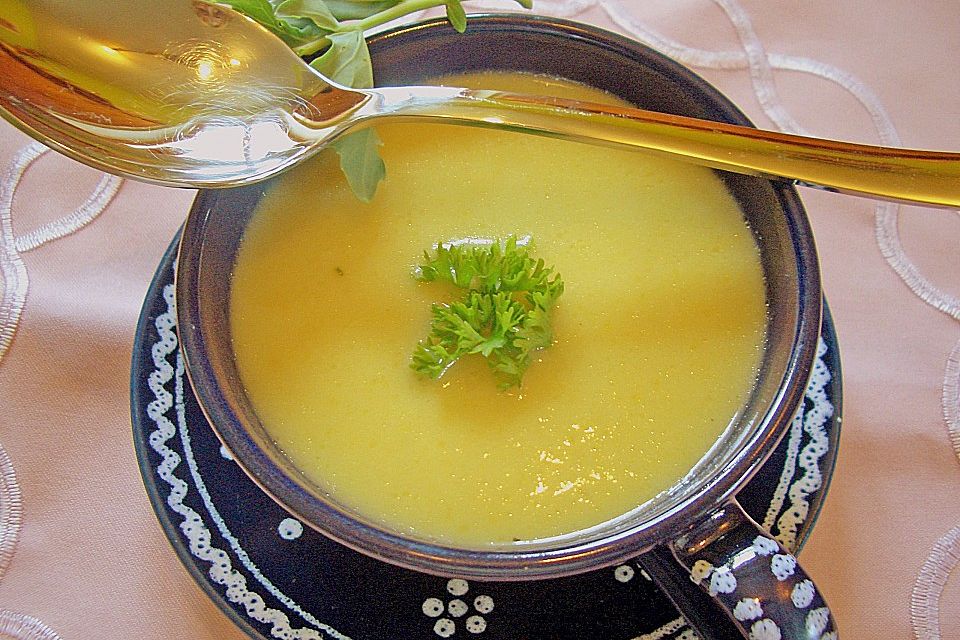 Kohlrabicremesuppe