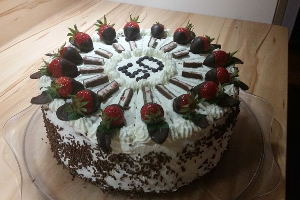 Schwarzwälder Erdbeertorte