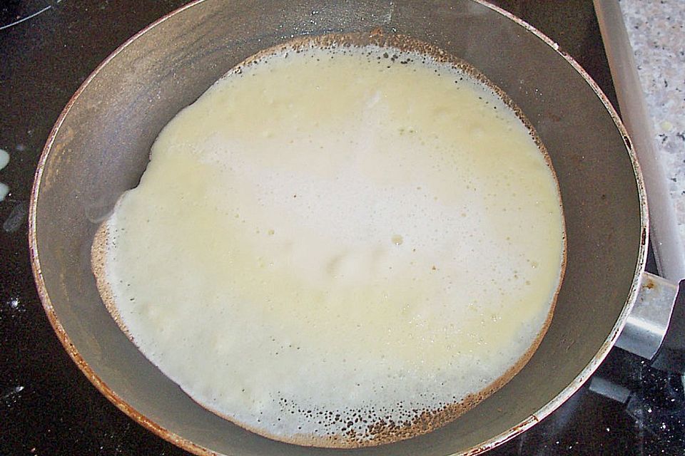 Pfannkuchen mit Heidelbeerquark