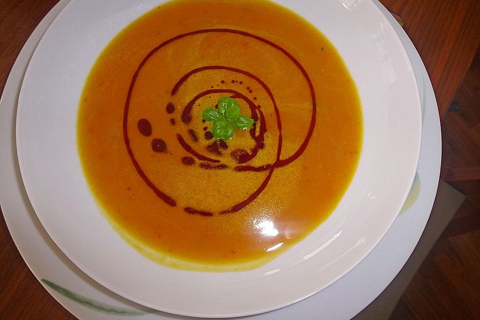 Kürbis-Apfel-Suppe