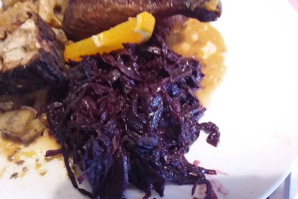 Fruchtiger Rotkohl mit Portwein