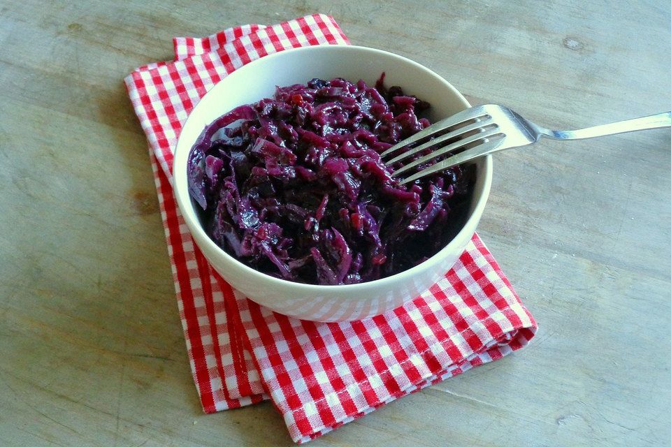 Fruchtiger Rotkohl mit Portwein