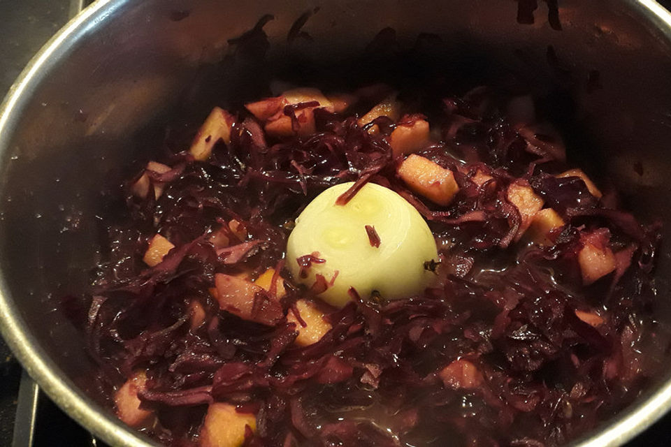 Fruchtiger Rotkohl mit Portwein