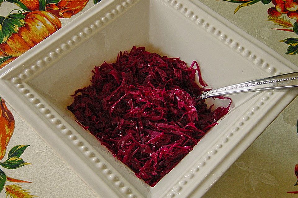 Fruchtiger Rotkohl mit Portwein