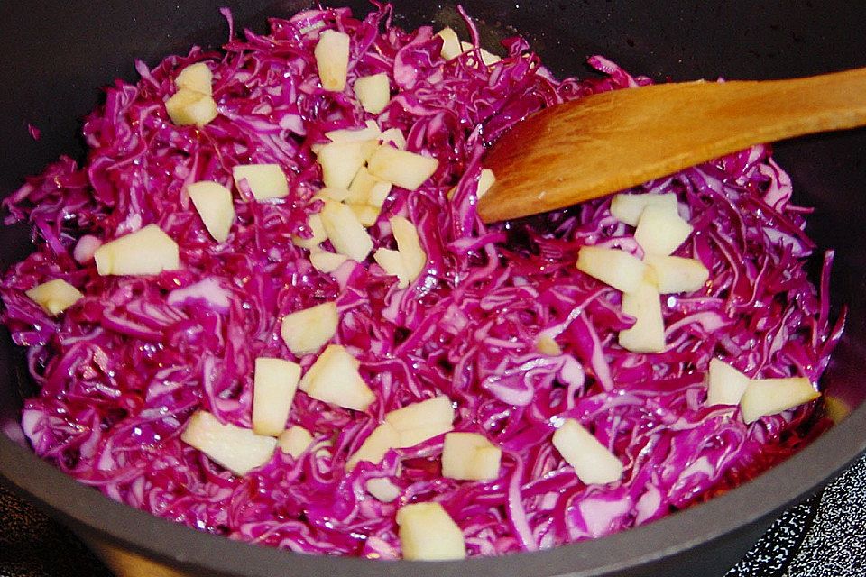 Fruchtiger Rotkohl mit Portwein