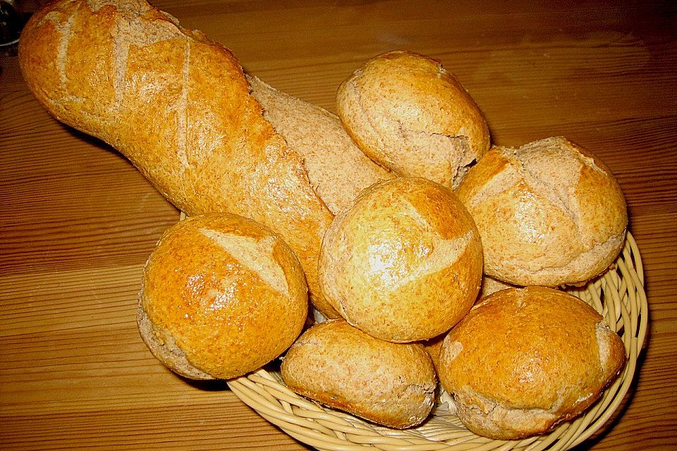 Brot und Brötchen schleifen