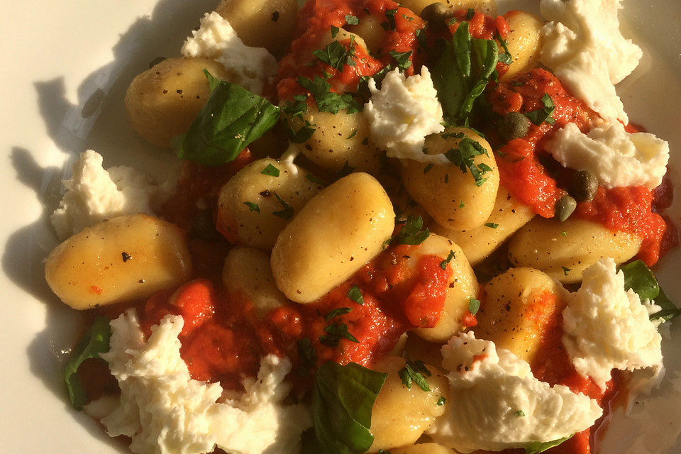 Gnocchi a la Caprese