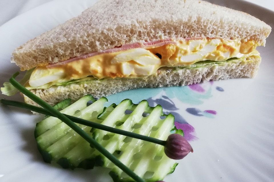 Eiersalat  und Eiersalat - Sandwich