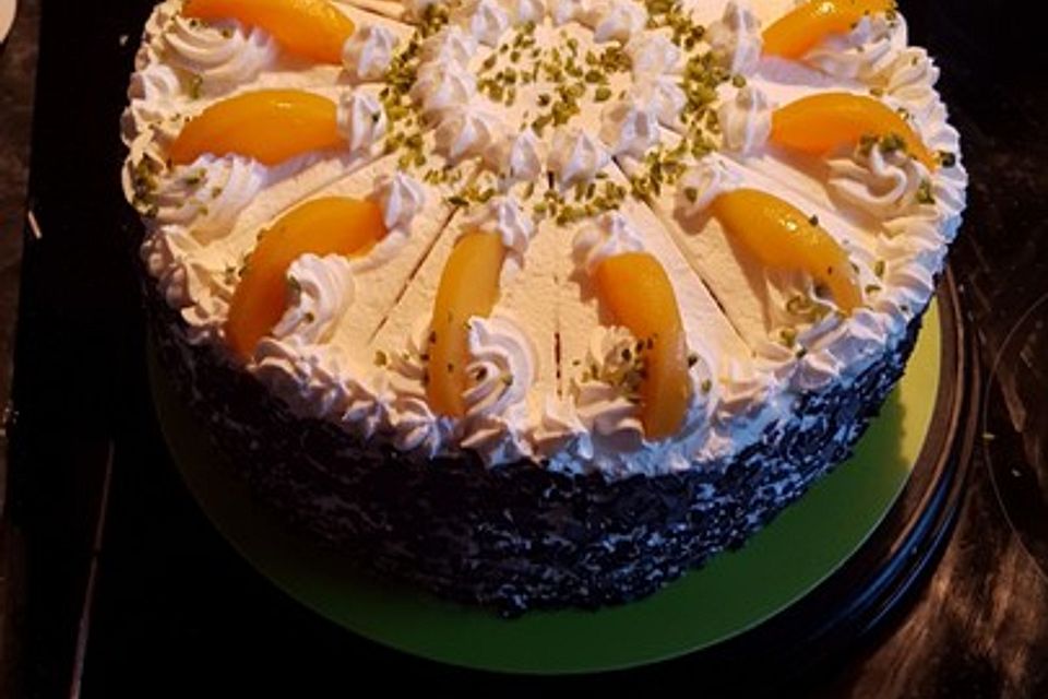 Einfache Topfen - Obers Torte