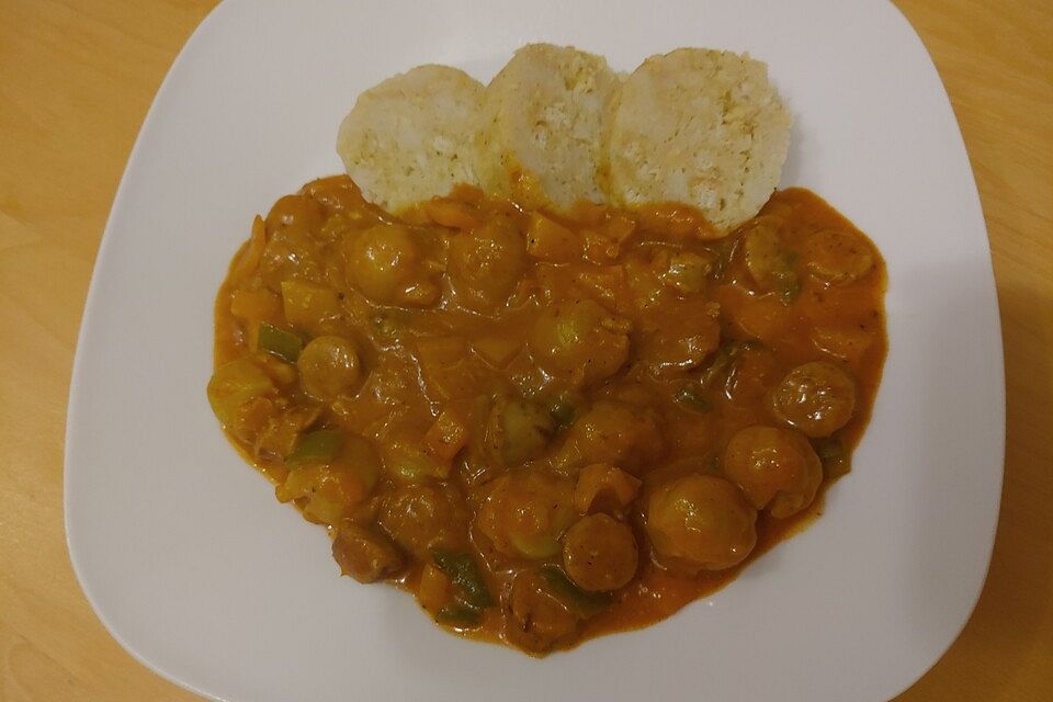 Rosenkohl mit Paprika - Soße