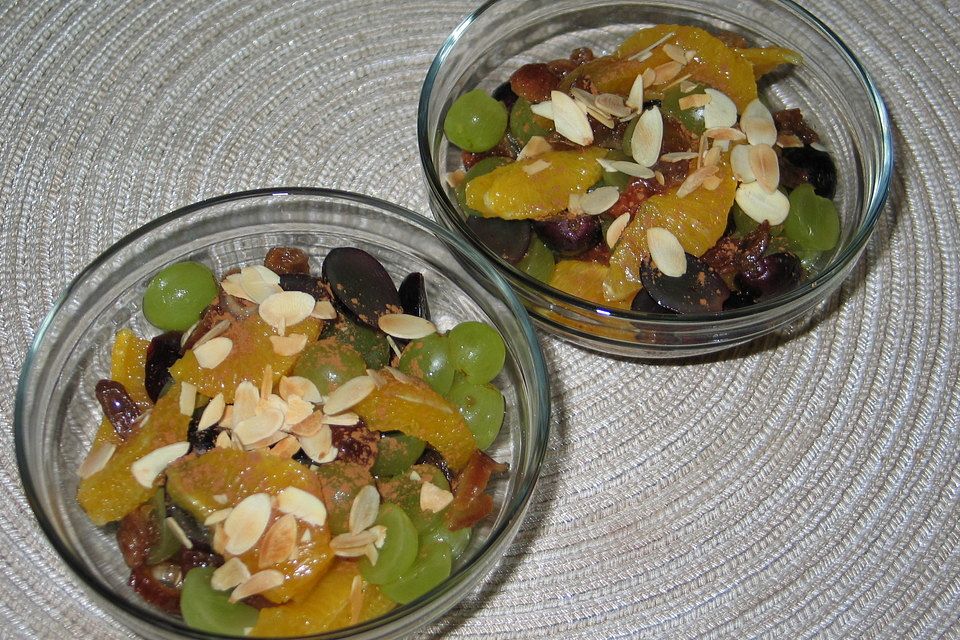 Orangen - Mandel - Salat