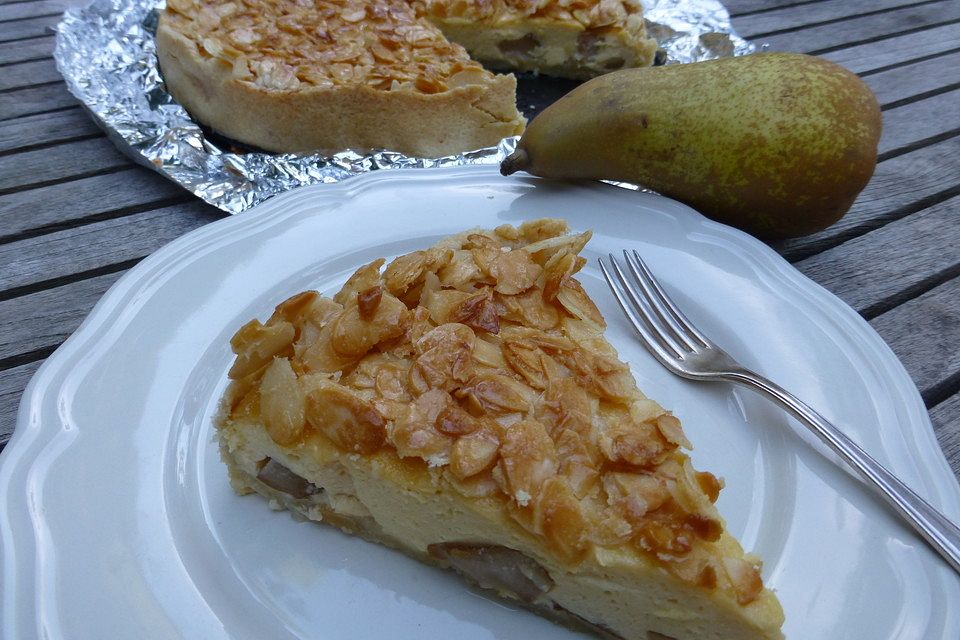 Birnen - Karamell - Käsekuchen