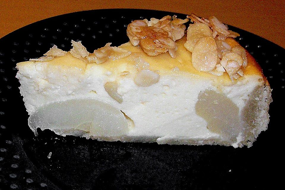 Birnen - Karamell - Käsekuchen