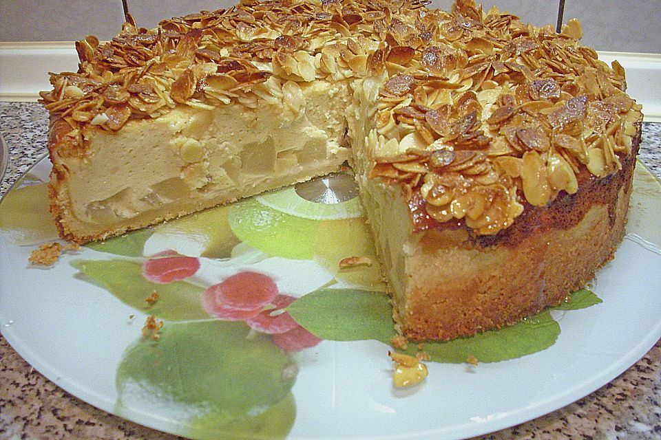 Birnen - Karamell - Käsekuchen