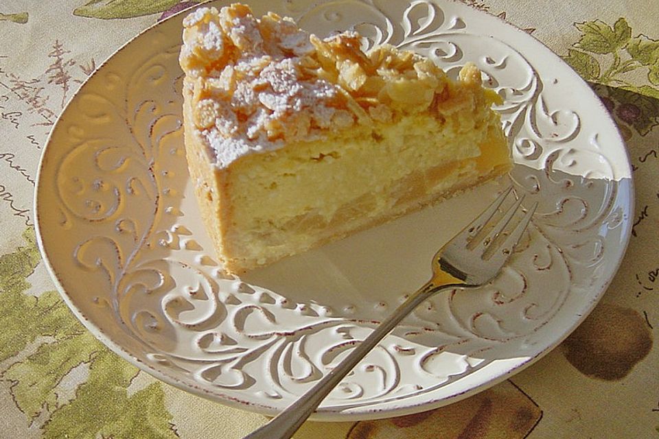 Birnen - Karamell - Käsekuchen