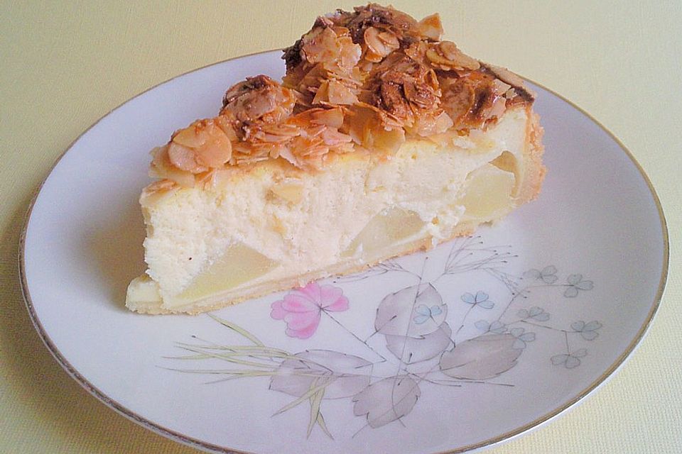 Birnen - Karamell - Käsekuchen