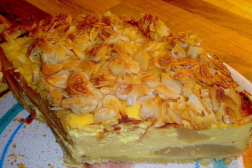 Birnen - Karamell - Käsekuchen