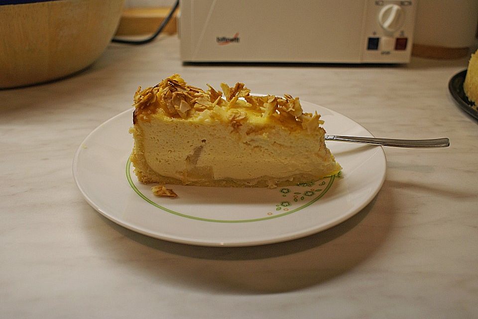 Birnen - Karamell - Käsekuchen