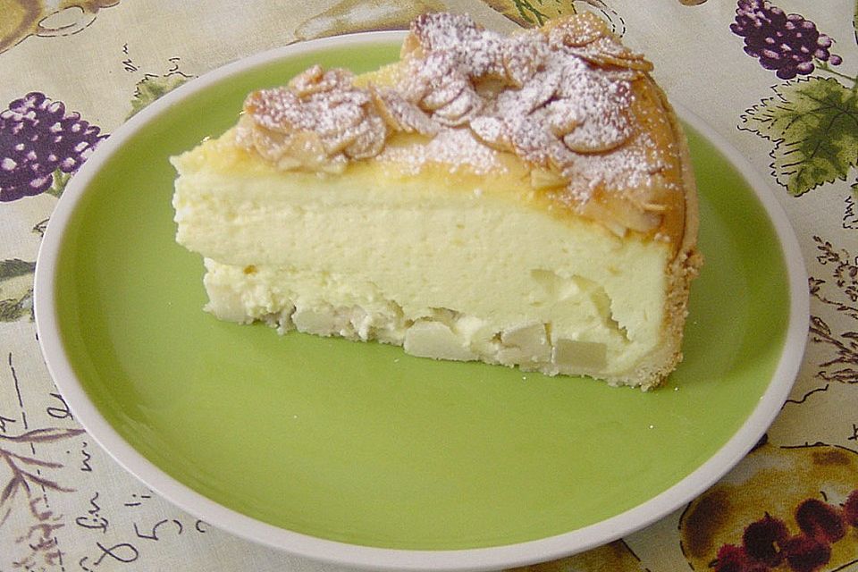 Birnen - Karamell - Käsekuchen