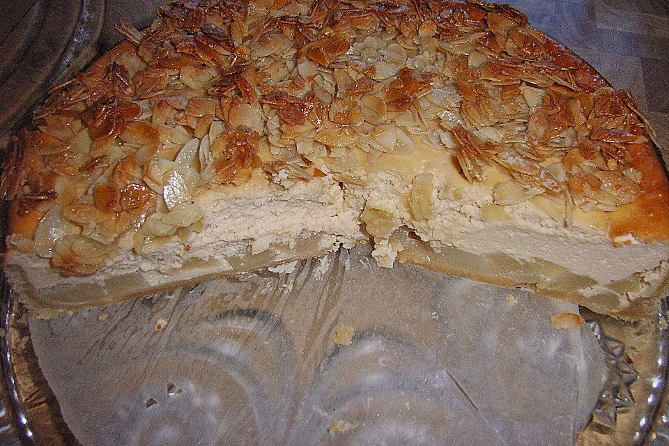 Birnen - Karamell - Käsekuchen