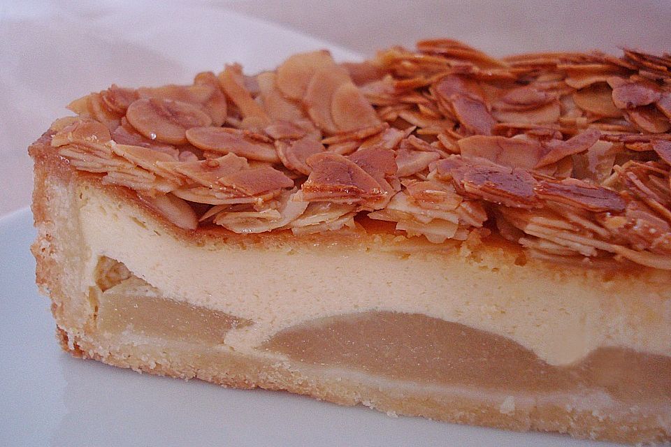 Birnen - Karamell - Käsekuchen