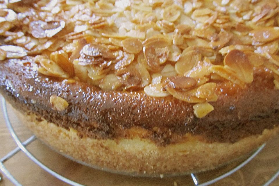 Birnen - Karamell - Käsekuchen