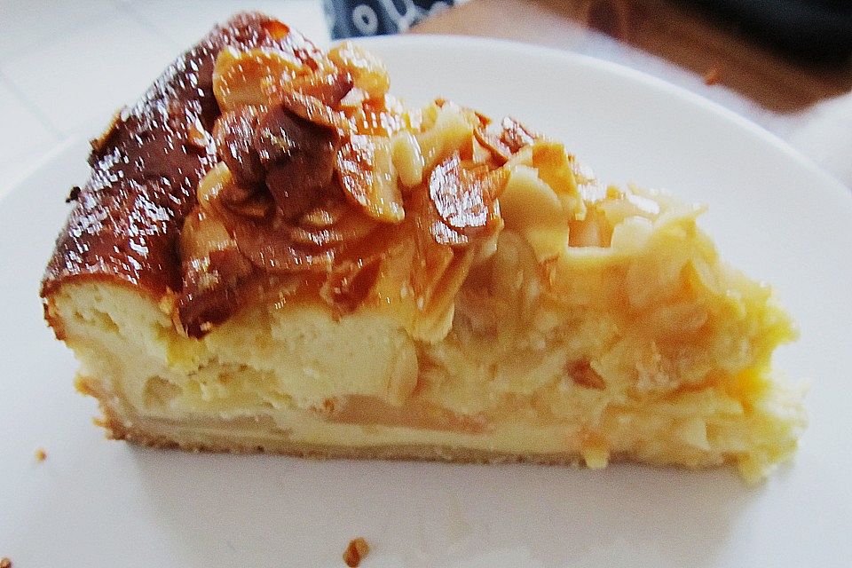 Birnen - Karamell - Käsekuchen