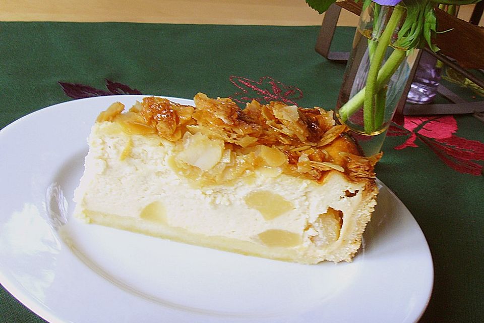 Birnen - Karamell - Käsekuchen