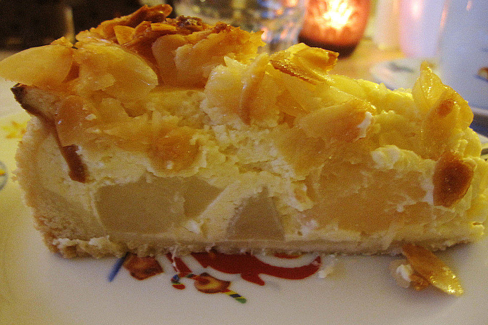 Birnen - Karamell - Käsekuchen