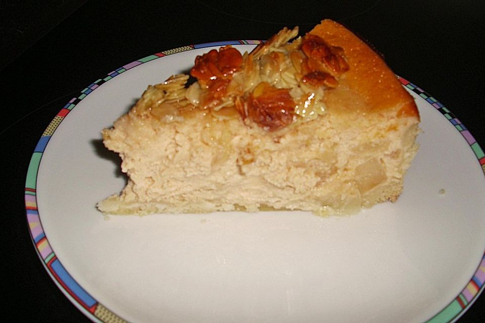 Birnen - Karamell - Käsekuchen