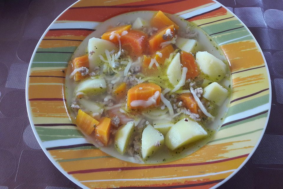 Hackfleisch - Kartoffel - Möhren - Eintopf