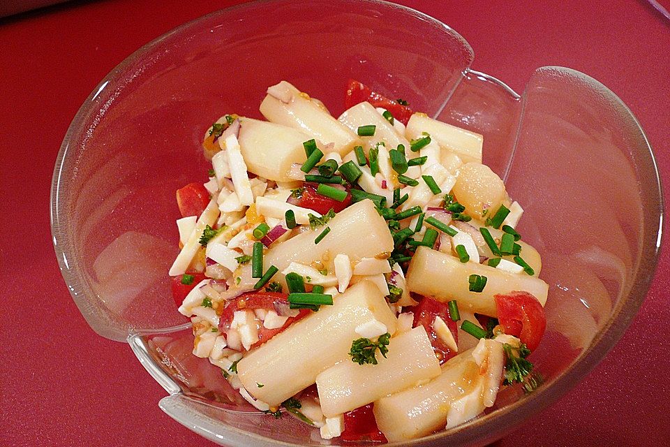 Eier - Spargel - Tomaten - Salat