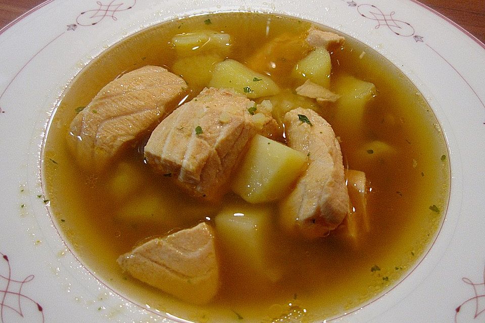 Finnische Lachssuppe