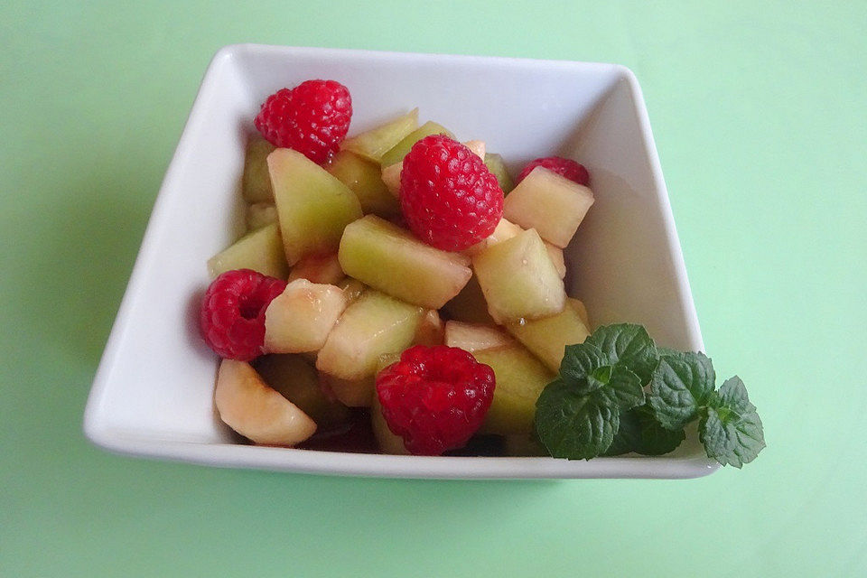 Melonen - Himbeer - Salat