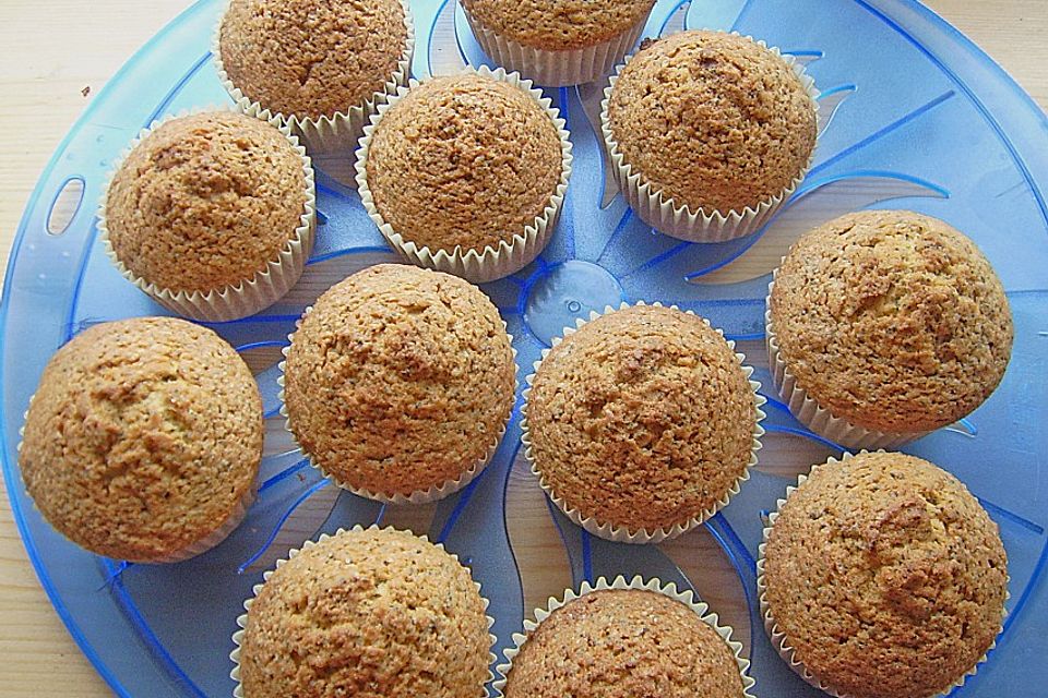 Eierlikör - Mohn - Muffins