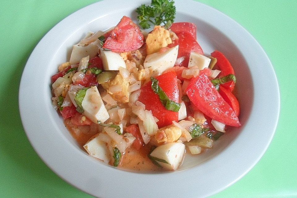 Tomaten - Eier - Salat