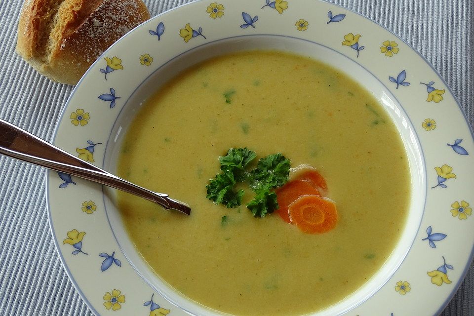 Gemüsecremesuppe