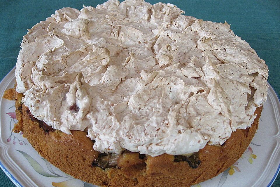 Apfelkuchen mit Kokosbaiser