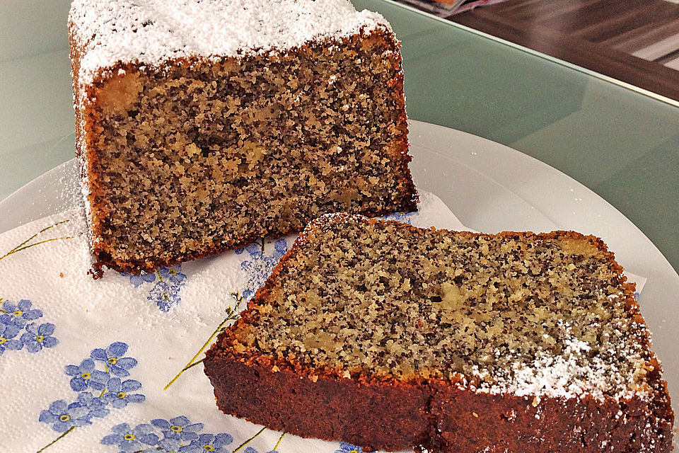 Mohn - Marzipan - Kuchen