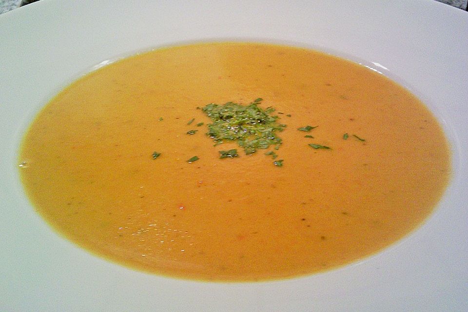 Möhren - Kokos - Suppe