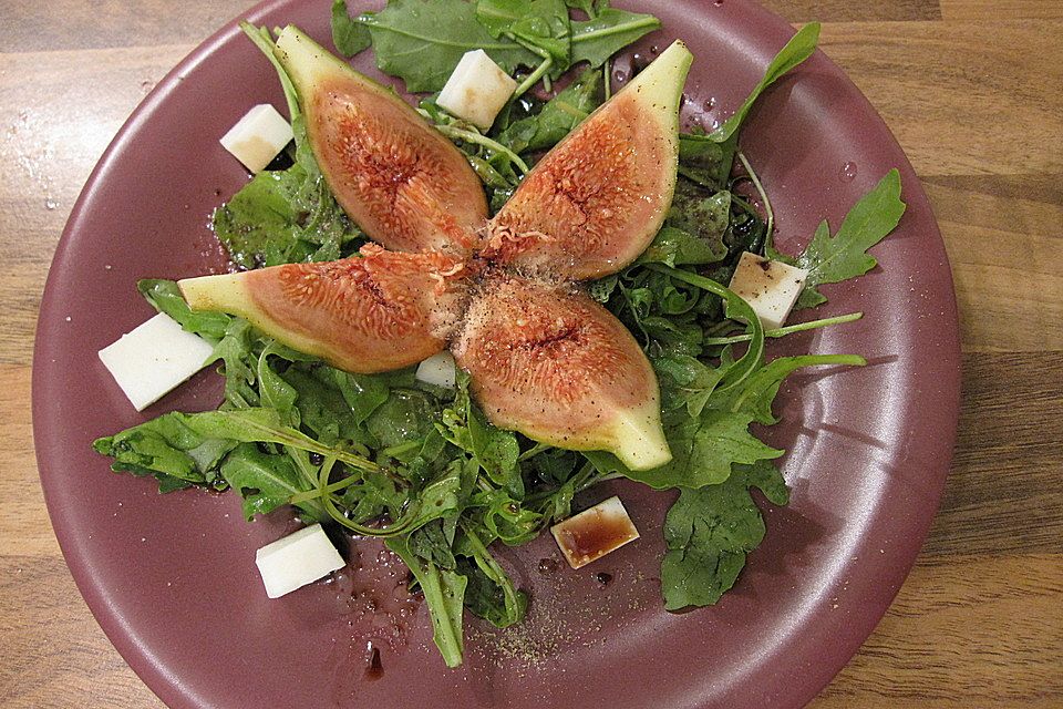 Rucola - Salat mit Feigen