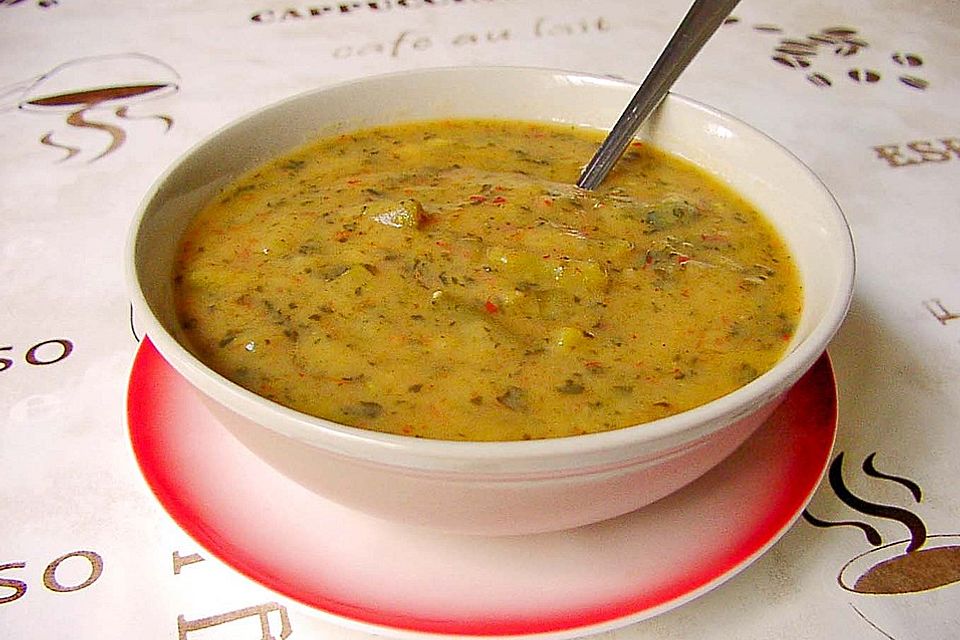 Portugiesische grüne Bohnensuppe