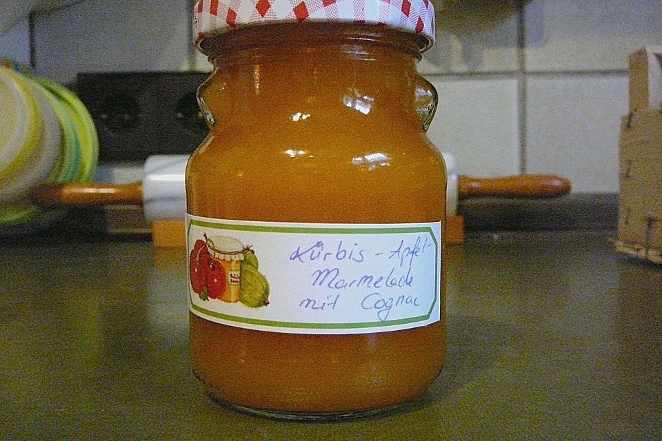 Kürbis - Apfel - Cognac - Marmelade