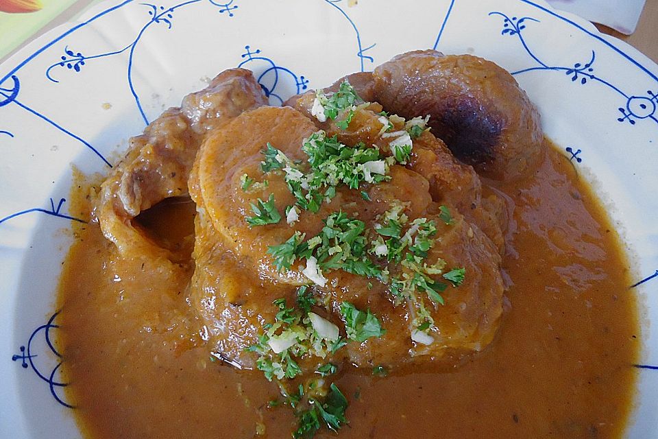 Osso buco mit Gremolata