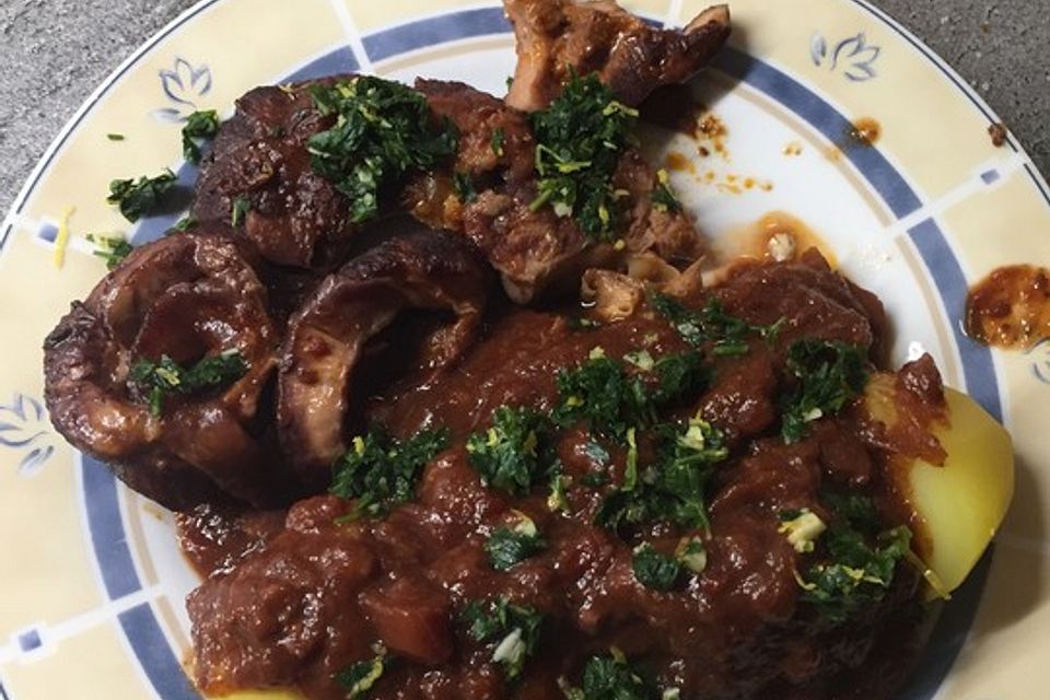 Osso buco mit Gremolata